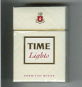 Time Lights American Blend white hard box cigarettes 10 cartons Time Lights American Blend white hard box cigarettes 10 cartons