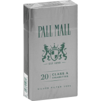 Pall Mall Menthol 100's Silver cigarettes 10 cartons