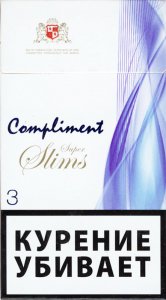 Compliment Super Slims 3 Cigarettes 10 cartons