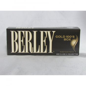 BERLEY GOLD 100\'S BOX cigarettes 10 cartons
