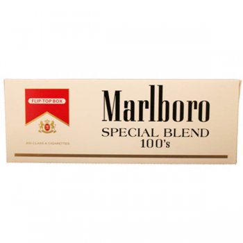 Marlboro Red Special Blend 100\'s Box cigarettes 10 cartons