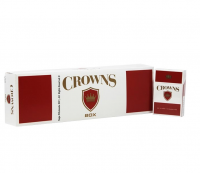 Crowns Red King box cigarettes 10 cartons