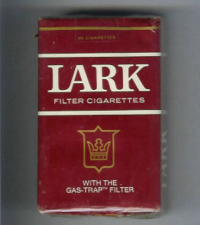 Lark Filter With the Gas-Trap Filter red soft box cigs 10 carton