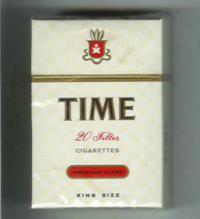 Time American Blend white hard box cigarettes 10 cartons