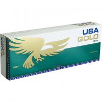 USA Gold Menthol Dark Green 100's cigarettes 10 cartons