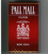 Pall Mall 100's Red Filter Cigarettes 10 cartons Pall Mall 100's Red Filter Cigarettes 10 cartons