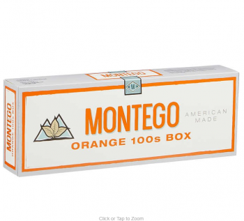 Montego Orange 100\'s Box cigarettes 10 cartons