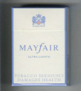 Mayfair Ultra Lights hard box cigarettes 10 cartons Mayfair Ultra Lights hard box cigarettes 10 cartons