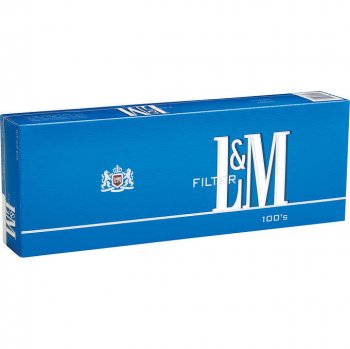 L&M Blue Pack 100\'s Cigarettes 10 cartons