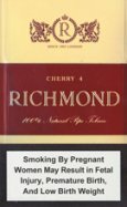 RICHMOND CHERRY 4 cigarettes 10 cartons