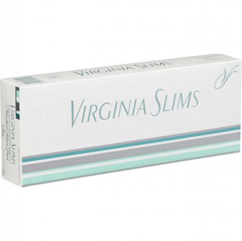 Virginia Slims Menthol Silver Pack Box cigarettes 10 cartons