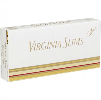 Virginia Slims 120\'s Gold Pack Box cigarettes 10 cartons