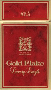 Gold Flake Luxury Lenght 100's W.D. & H.O. Wills Bristol & Londo
