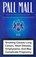 Pall Mall Blue (Lights) Cigarettes 10 cartons