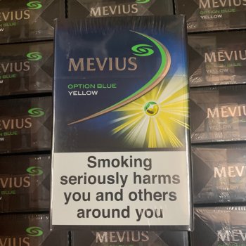 Mevius Option Blue Yellow cigarettes 10 cartons