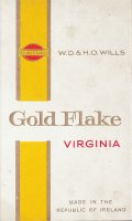 GOLD FLAKE Virginia W.D. & H.O. Wills Made In The Republic Of Ir