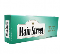 Main Street Menthol Gold 100s Box cigarettes 10 cartons