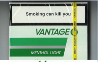 Vantage Menthol Light 25 Cigarettes 10 cartons