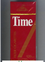 Time 120mm Filter hard box cigarettes 10 cartons