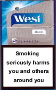 WEST DUO COMPACT+ cigarettes 10 cartons