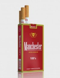 Manchester Red 100s cigarettes 10 cartons