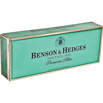 Benson & Hedges Menthol 100\'s Soft Pack cigarettes 10 cartons