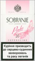 Sobranie Super Slims Pinks 100's Cigarettes 10 cartons