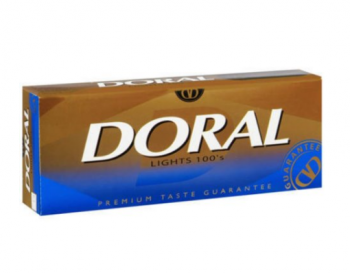 Doral Lights 100\'s cigarettes 10 cartons