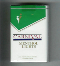 Carnival Menthol Lights cigarettes 10 cartons