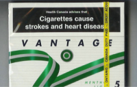 Vantage 5 Menthol Light 25 Cigarettes 10 cartons