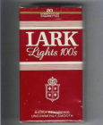 Lark Lights 100s Richly Rewarding red and white cigs10 cartons