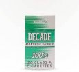 Decade Menthol Silver 100's cigarettes 10 cartons