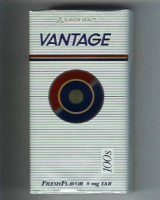 Vantage Fresh Flavor 100s soft box cigarettes 10 cartons
