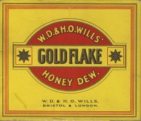 Gold Flake W.D. & H.O. Wills' Honey Dew. W.D. & H.O. Wills