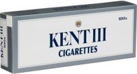 Kent III 100's silver cigarettes 10 cartons