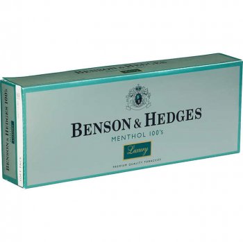 Benson & Hedges Menthol 100\'s Luxury, Soft Pack -10 cartons