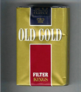 Old Gold Filter Kings gold and red soft box cigarettes 10 carton