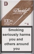 DAVIDOFF ABSOLUTE 6 cigarettes 10 cartons DAVIDOFF ABSOLUTE 6 cigarettes 10 cartons