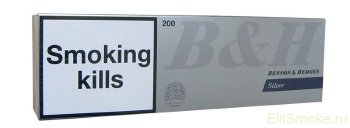 Benson & Hedges Silver cigarettes 10 cartons