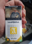 Sampoerna Splash Sunny 12’s cigarettes 10 cartons Sampoerna Splash Sunny 12’s cigarettes 10 cartons