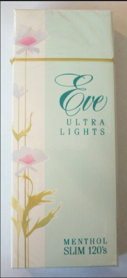 Eve Ultra Lights 120\'s Menthol Slim cigarettes 10 cartons