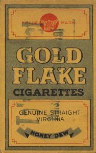 Gold Flake Cigarettes Genuune Straighn Virginia Honey Dew