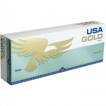 USA Gold Menthol Green 100\'s cigarettes 10 cartons