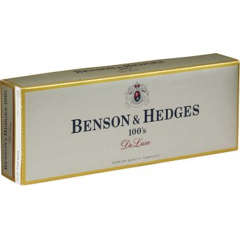 Benson & Hedges 100\'s DeLuxe Menthol box cigarettes 10 cartons