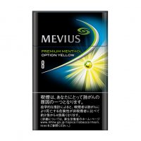 MEVIUS PREMIUM MENTHOL OPTION YELLOW 8 cigarettes 10 cartons