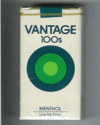 Vantage 100s Menthol soft box cigarettes 10 cartons