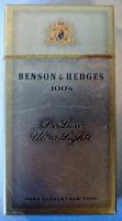 Benson & Hedges 100’s DeLuxe Ultra Lights cigarettes 10 cartons