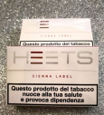 Heets Sienna Label 10 cartons Heets Sienna Label 10 cartons