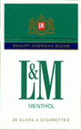 L&M Menthol Cigarettes 10 cartons