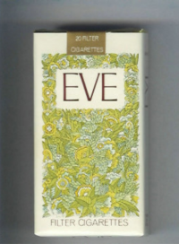 EVE Filter 100s green flowers soft box cigarettes 10 cartons